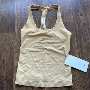 Lululemon cool rb short tank. Tan color. Size 8